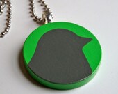 SALE Gray Bird Pendant P51