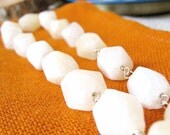 Faceted Calcite on Sterling Silver Necklace