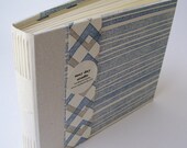 SALE: Handsewn Journal in Marine Stripe