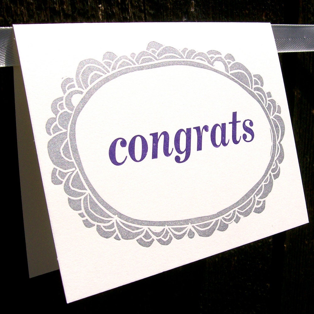 Picture Perfect Congrats Card