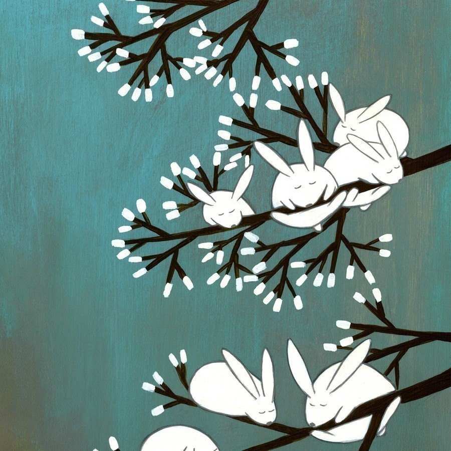 Marshmallow Garden - Signed Art Print