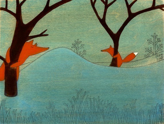 Where Are You Fox - Signed Art Print