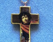 Saint William of Norcross Handmade Wood Catholic Crucifix Necklace
