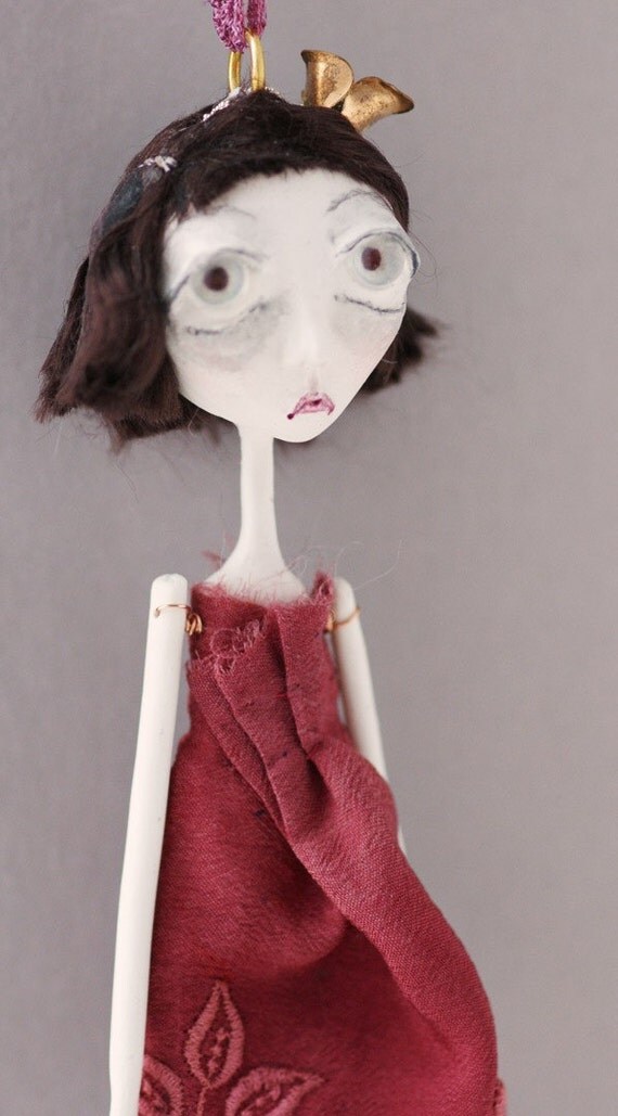 Minou - Art Doll Ornament