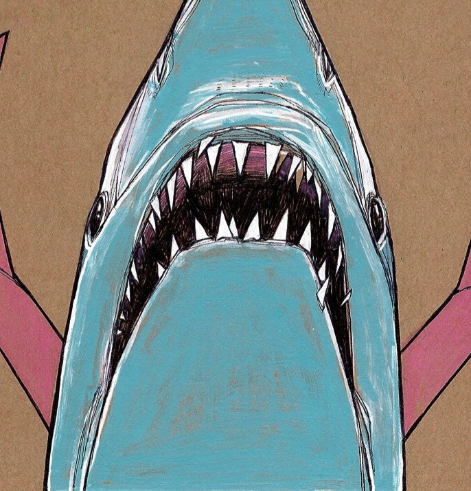 SHARK TOTEM aka OFFICER print