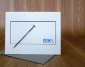 Sexy Funny Greeting Card - Nail Me
