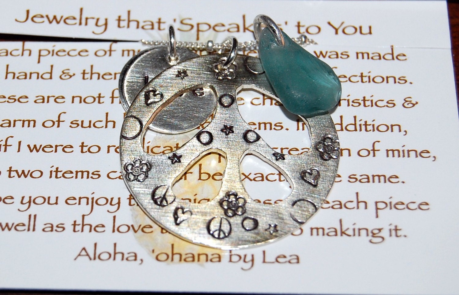 Peace and Love Necklace