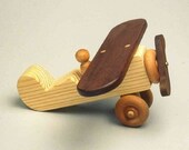 Handcrafted Wooden Toy Airplane