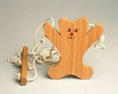 Climbing Bear .. Childrens wooden heirloom toy
