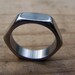 Hardware Ring (Hexagonal Titanium Band)