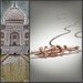 Pink Gold Pendant - Pink Gold Vermeil with Silver Chain