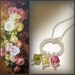 Tourmaline Pendant Necklace with Dangles and Sterling Silver