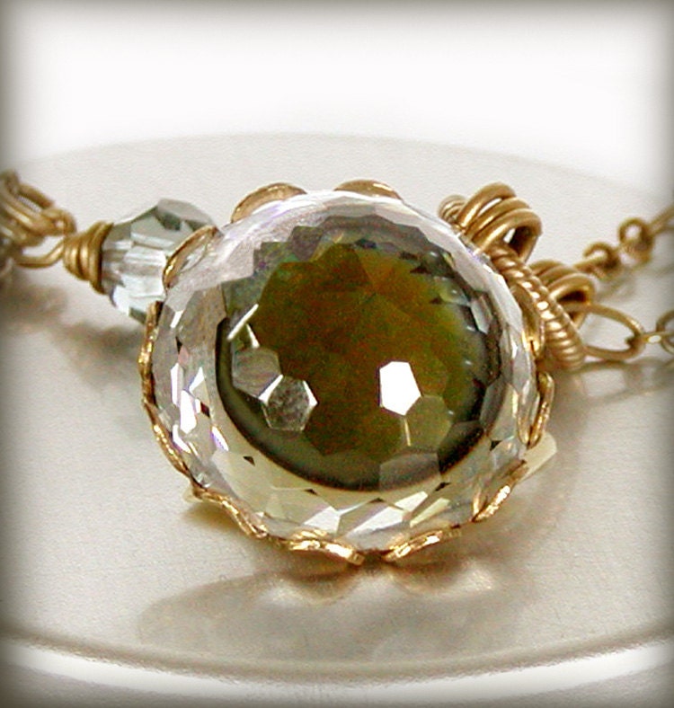 Swarovski Crystal Pendant - Rare Vintage Crystal, Vintage Crystal Jewelry