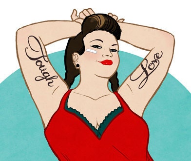 Derby Doll - 5x7 archival pinup print