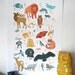 ABC Animal Print - Oklahoma Animals - 10 x 13