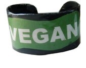 VEGAN Recycled Vinyl Cuff
