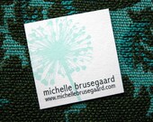 Floral Calling Cards-set of 50