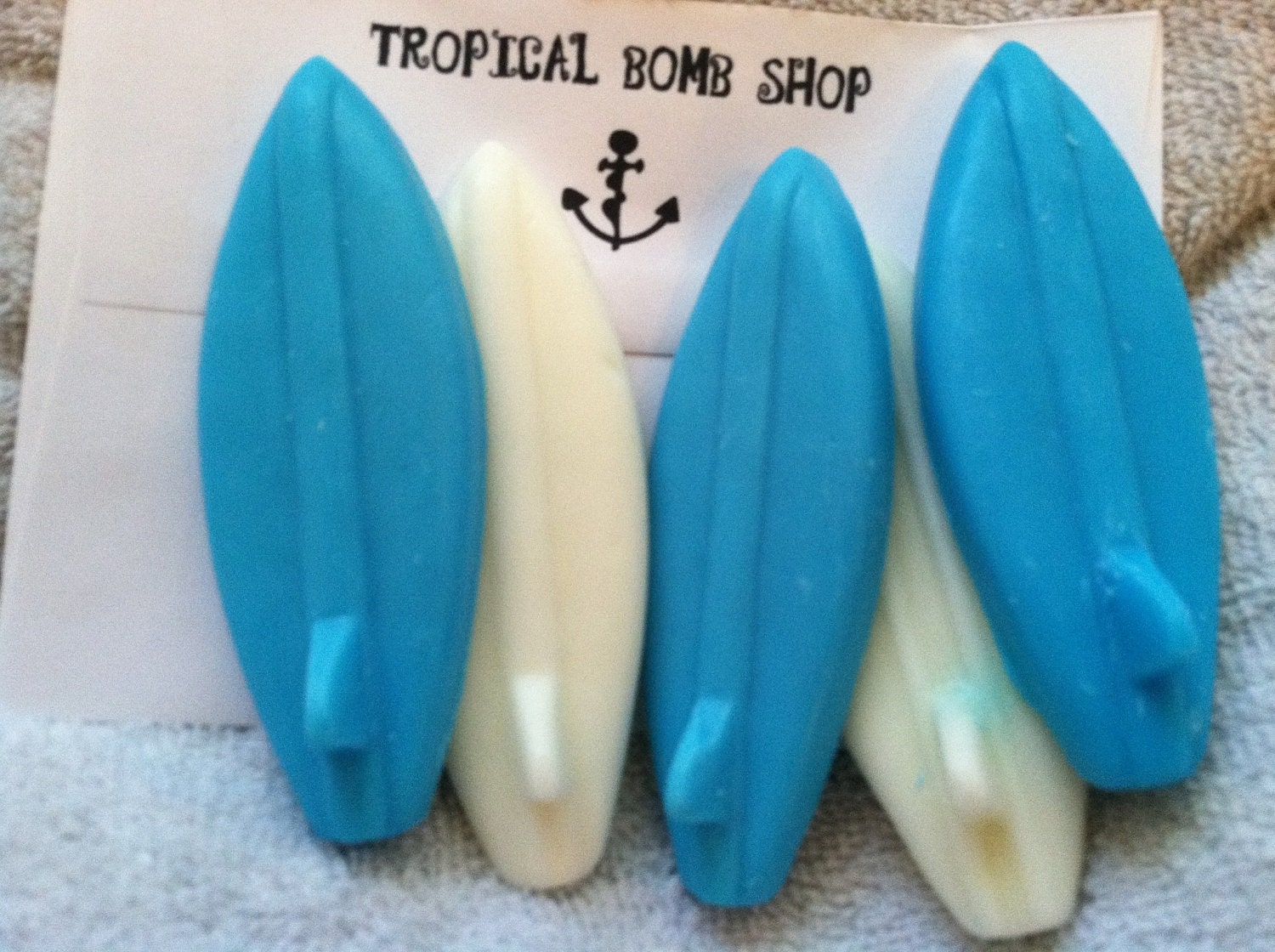 Surf board Soaps by Tropical Bomb bath & body