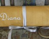 Jewelry Roll Silk Dupioni Large