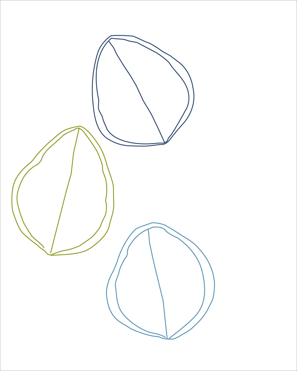 8x10 - Quiet - Modern Art Print