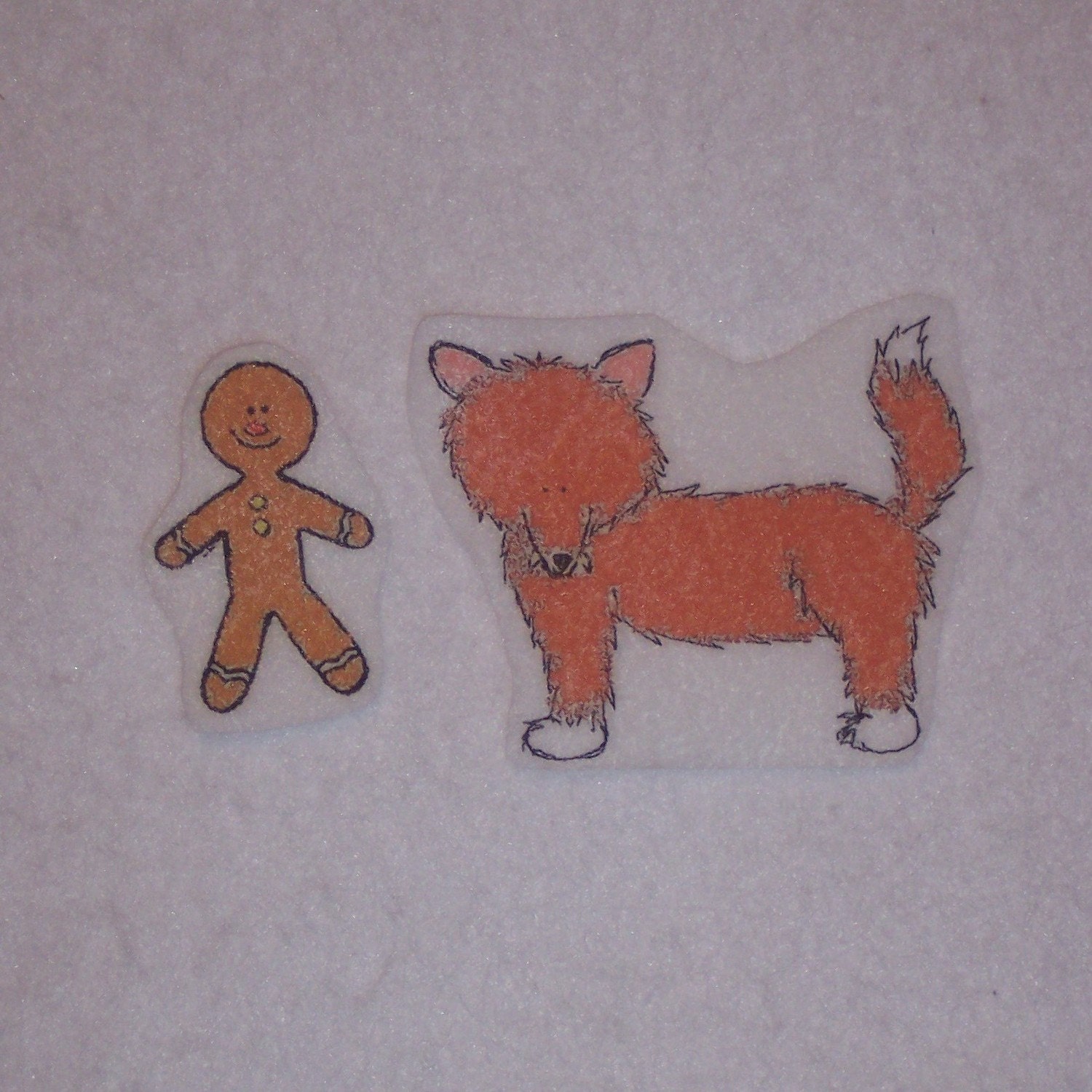 Gingerbread Boy Flannel Board Story Felt Set