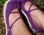 Crossover Strap Mary Janes (crochet pattern)