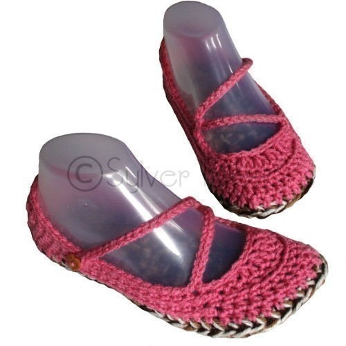 Crossover Strap Mary Janes (crochet pattern)
