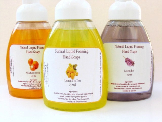 Bergamot and Yuzu Natural Liquid Foaming  Hand Soap 8 oz