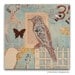 Small Bird Art Print on Wood, DG MINI March Rain Fence