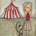 3 Print Set of my Circus Friends Childrens Fok Art Paintings