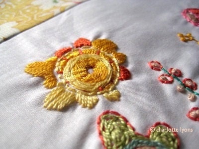 bloom stitching sampler