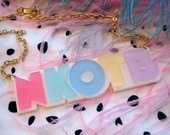 Pastel Acrylic New Kids On The Block Necklace