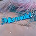 Mirror Acrylic Mermaid Necklace
