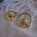 Vintage Peace Sign Earrings