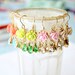 Tiny Rose Chandeliers Earrings