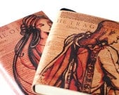 Pair of Othello Journals - Leatherbound Shakespeare Blank Book romantic couples