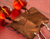 Copper Etched Earrings - Jewelry by Jason Stroud