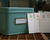 Recipe Card Set with Martha Stewart Recipe Box