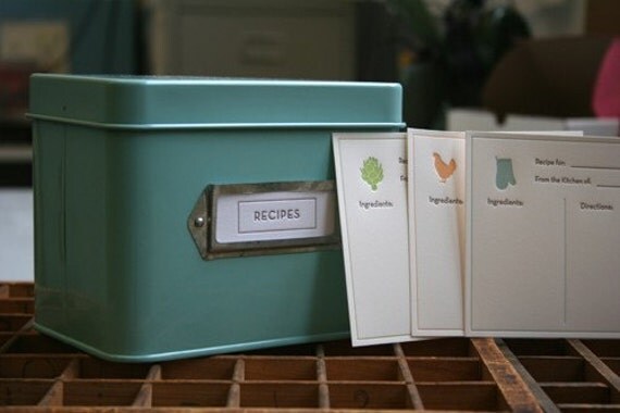 Recipe Card Boxes