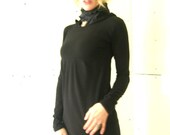 pleated empire tunic