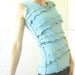 asymmetrical ruffled top