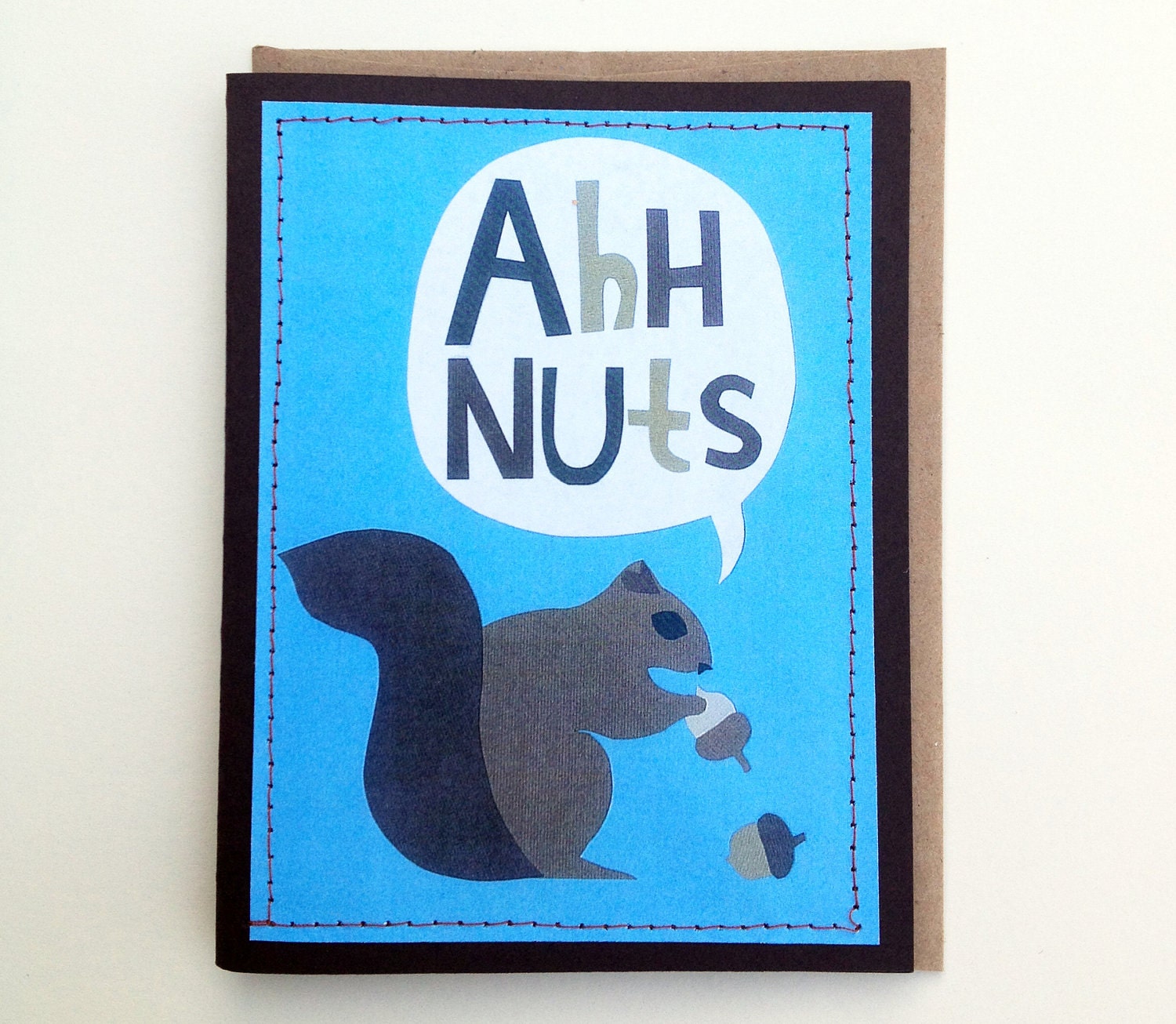 Ahh Nuts- Squirrel Greeting Card