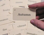 Mini Autumn flash cards