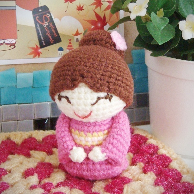 hongtzu japanese mum amigurumi pattern