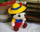 pinocchio amigurumi pattern