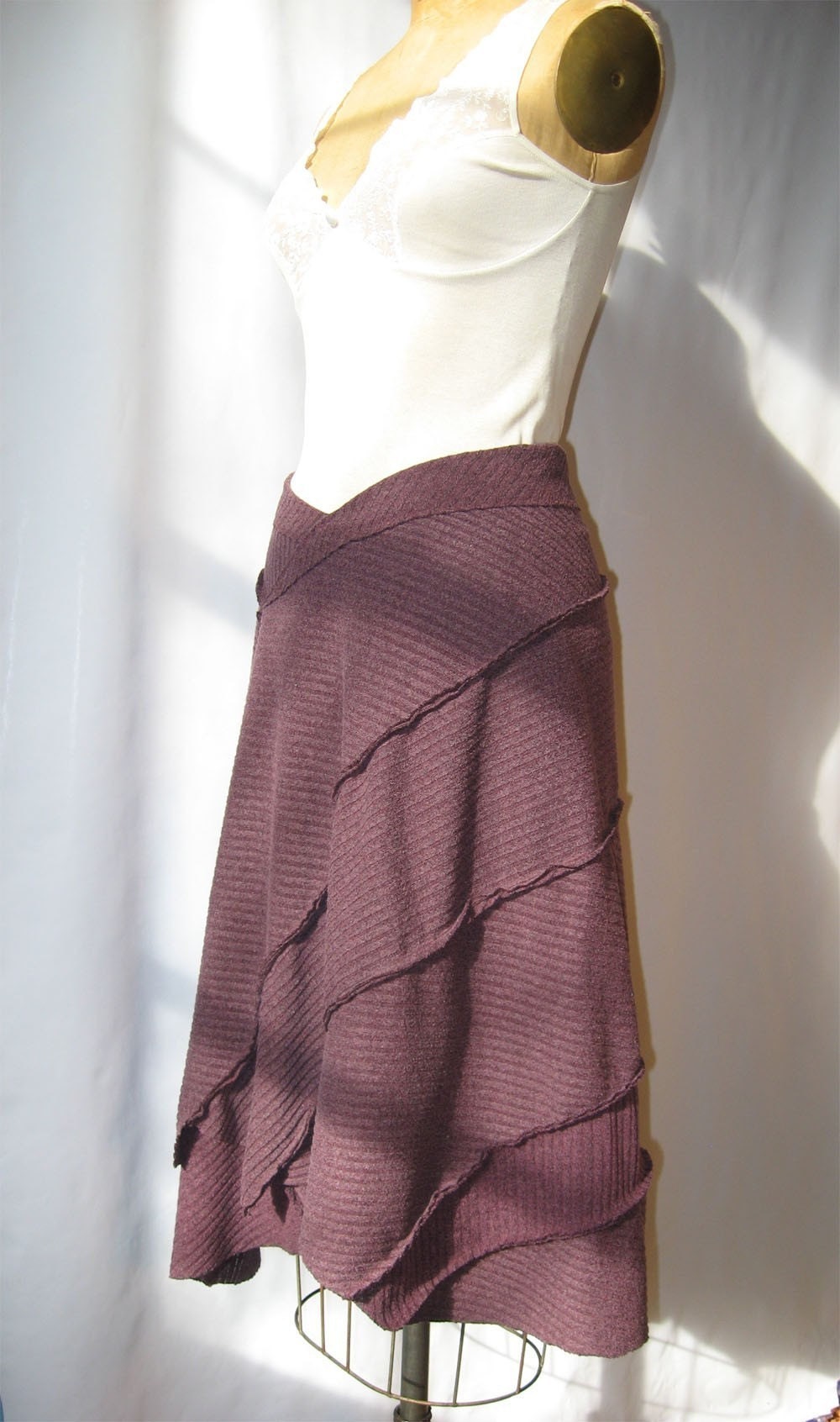 Skirt Poncho Plum