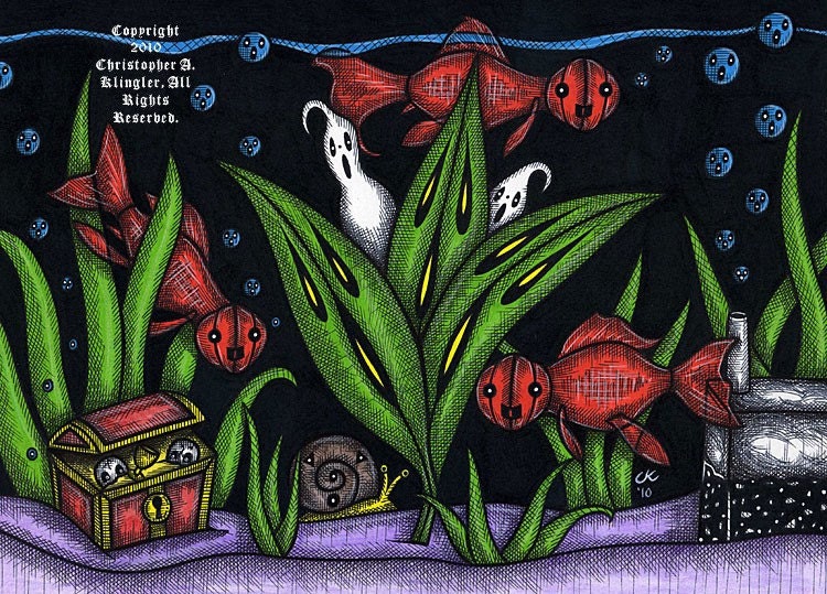 Halloween Goldfish Aquarium - SFA