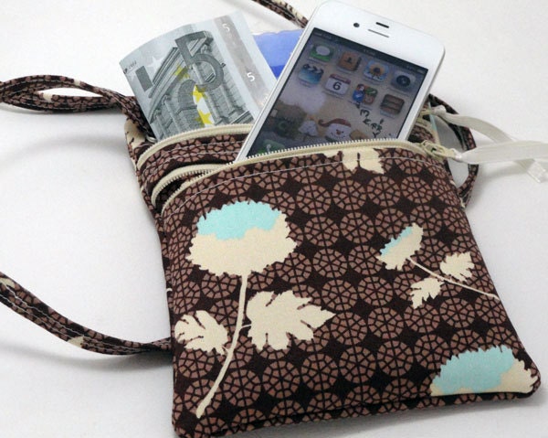 DIY - Happy Walking Double Zipper Case with TWO separate pockets Pattern Tutorial PDF Instant  Download