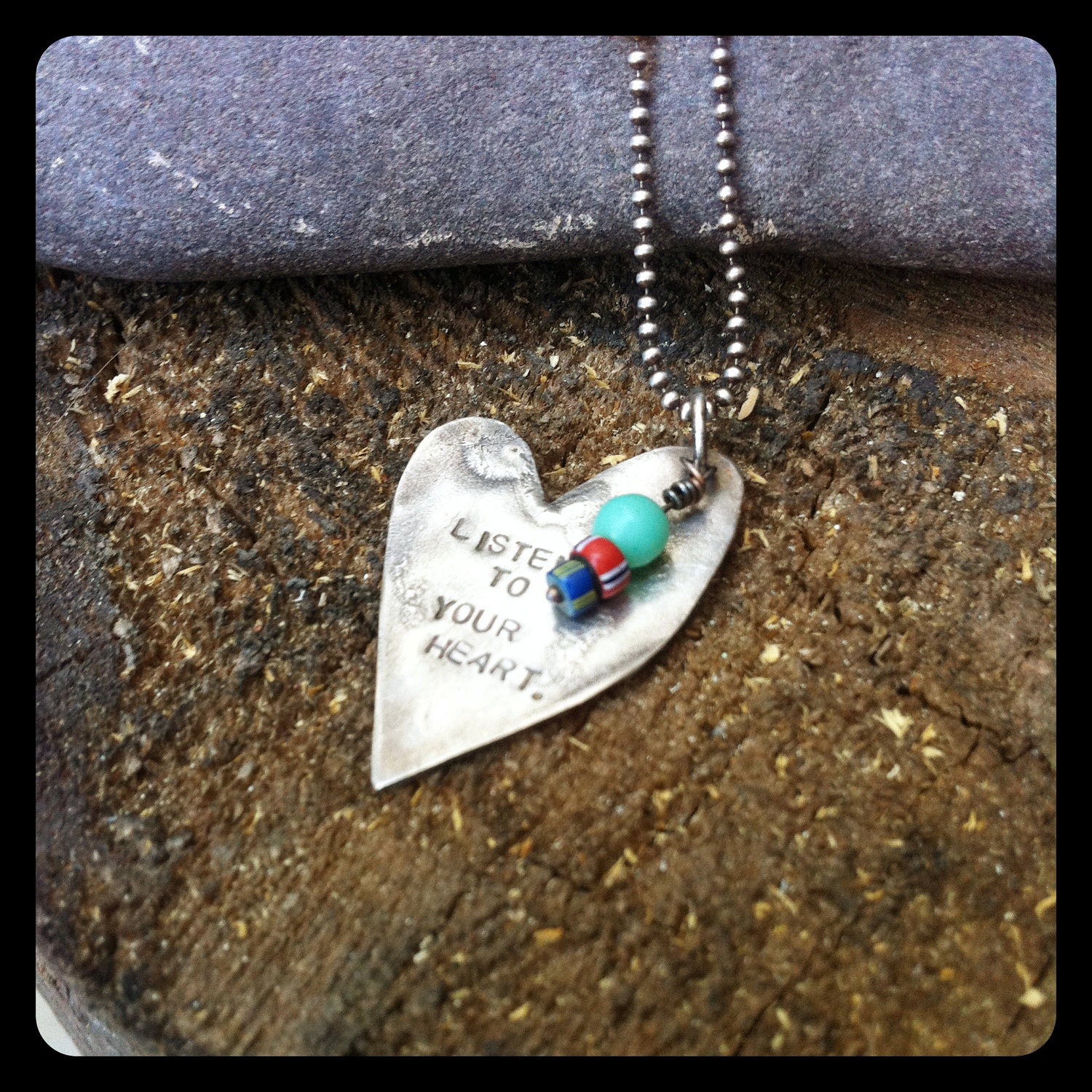 Big heart necklace