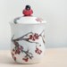 Hand Painted Tea Cup - Love Birds, Bullfinch